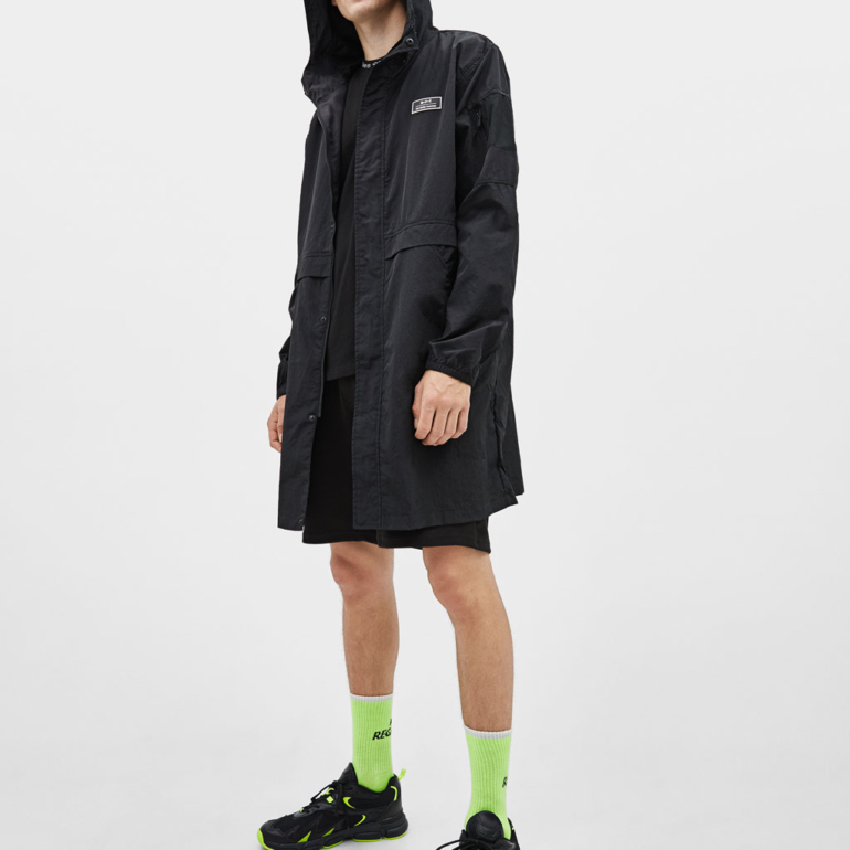 Hooded nylon parka 1 Hooded nylon parka