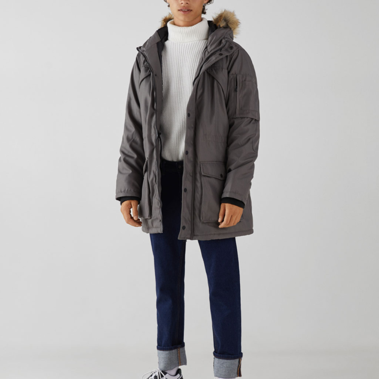 Parka with hood 1 Parka with hood